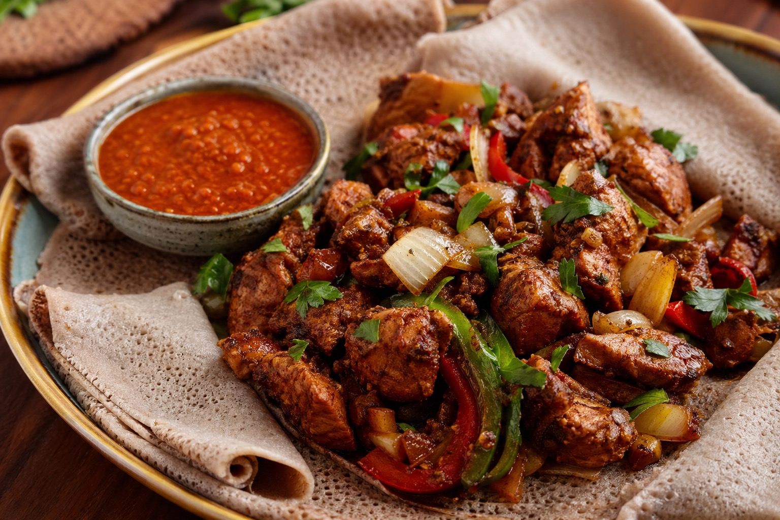 Ethiopian Berbere Chicken Tibs